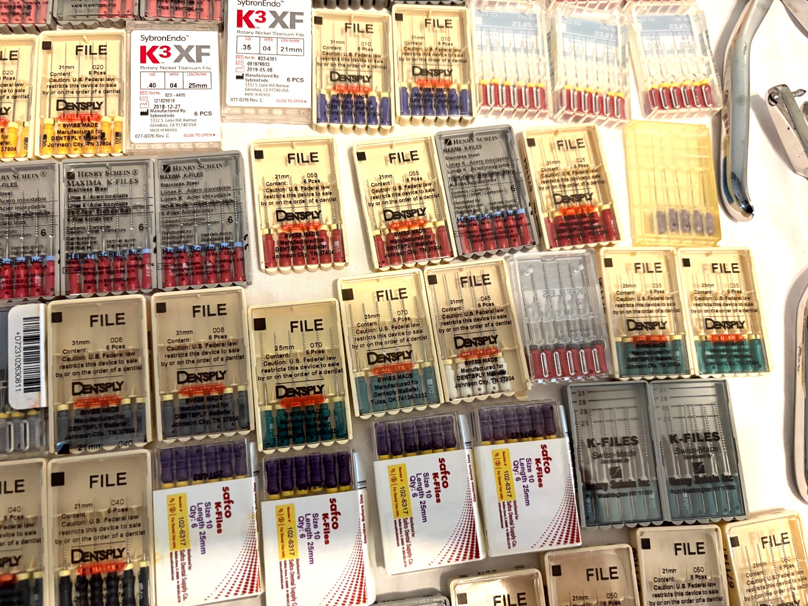 MASSIVE! !Dental Root Canal Endo K-files AND TOOLS LOT