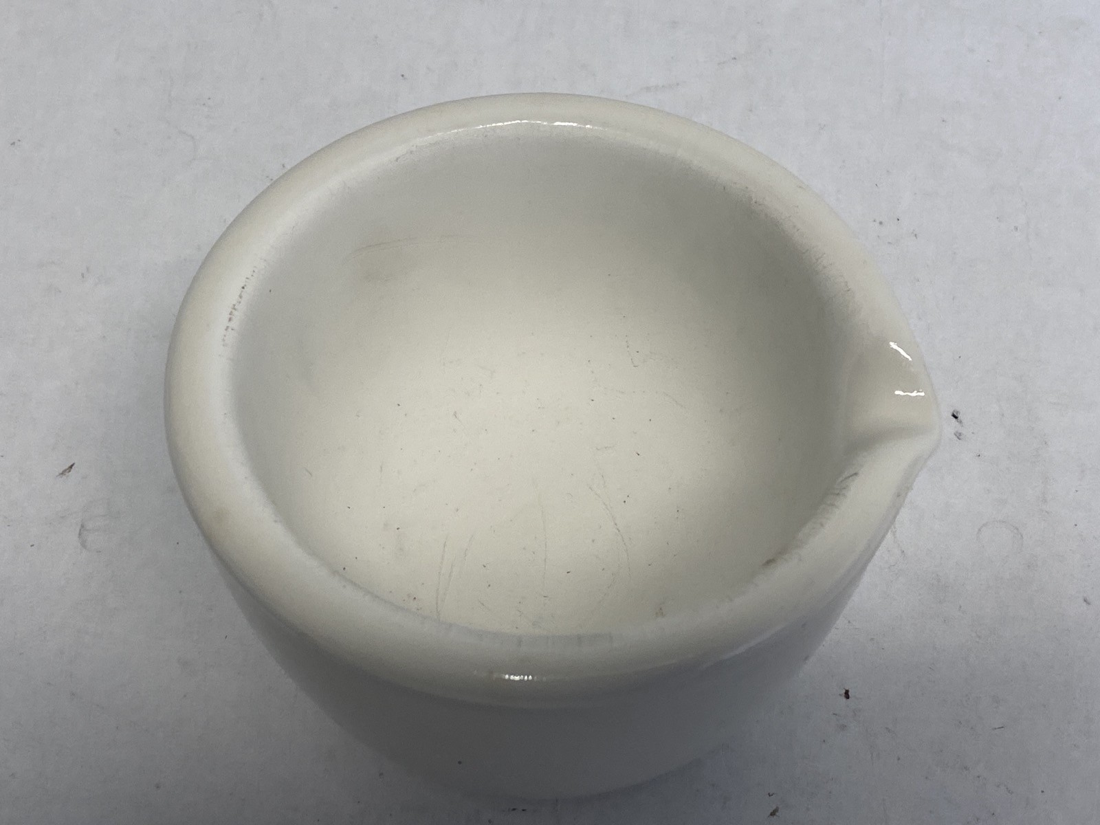 COORS COORSTEK 400mL Glazed Porcelain Mortar & Pestle 133mm OD x 92mm H 60322