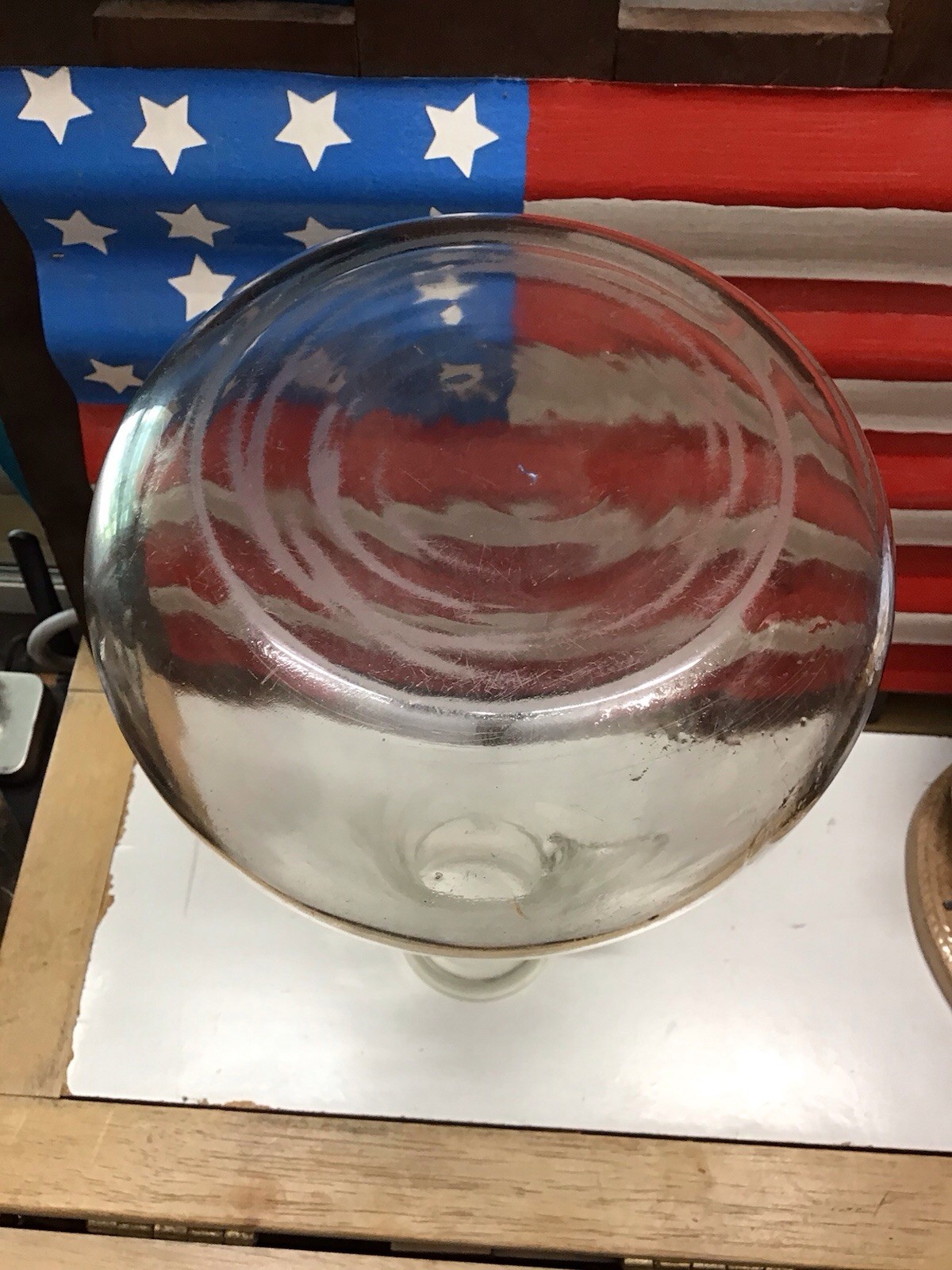 Pyrex 4000ml Flask With Sidearm Science Project ,Man cave Just Cool 14 3/4 Tall