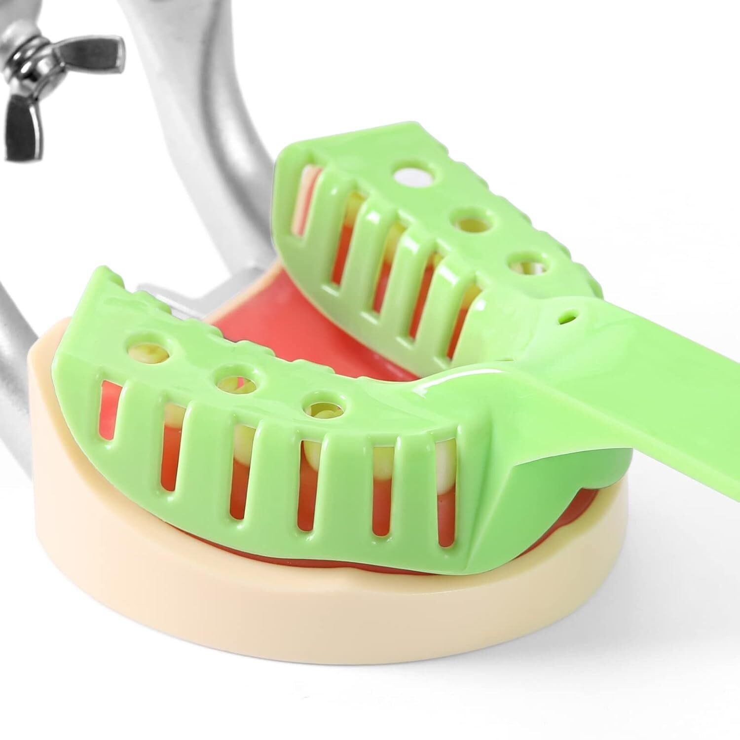 JMU Dental Impression Trays Perforated Plastic Multiple(Choose Size &Qty) 12/Bag