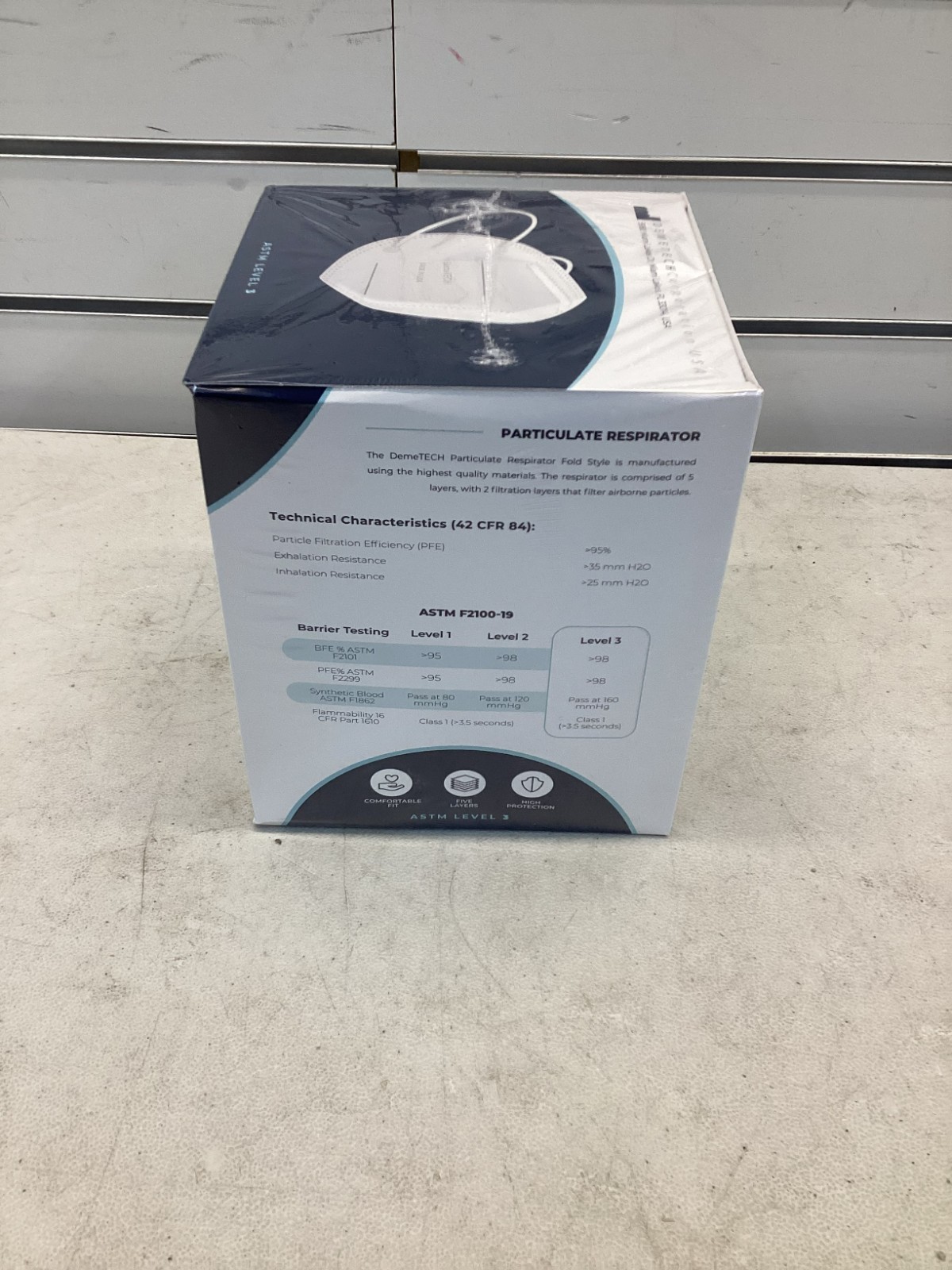 Lot of 34 Boxes Kids Extra Small Particulate Respirator Fold Style 20 per Box