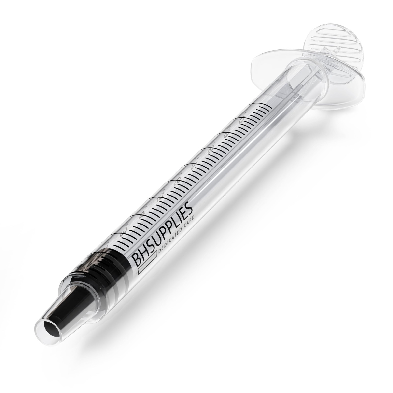 BH Supplies 1mL Luer Slip Tip Syringes (No 100 Count (Pack of 1), Clear