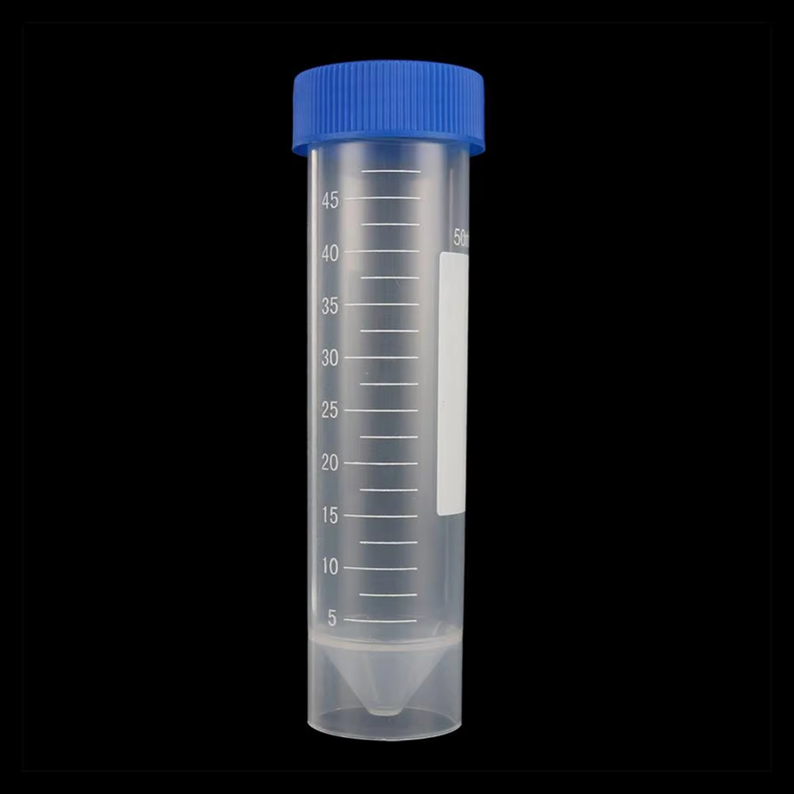 50ml Centrifuge Tubes Screw Cap Flat Round Pointed Bottom Plastic Lab Test Tube