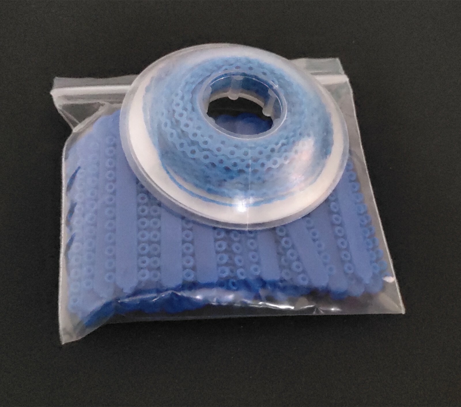 1 Pack Ligature Ties 1008Pcs/Pack &1 Pc Ultra Power Chain 15 Feet Short Blue