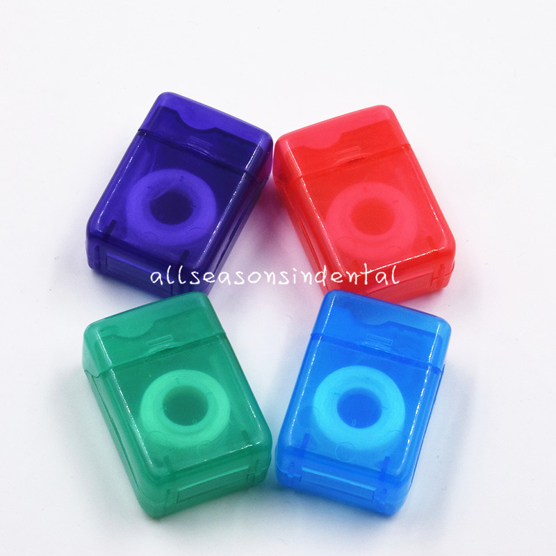 7 Pcs/Box Dental Teeth Oral Cleaning Care Orthodontic Kits Brush Floss 4 Colors