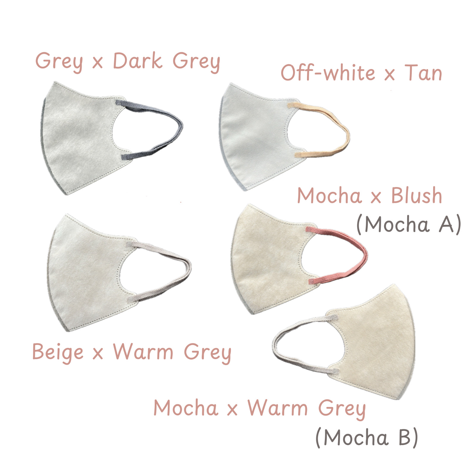 40 PCS 3-Layer Protective Masks, Japanese-Style Disposable Face Masks