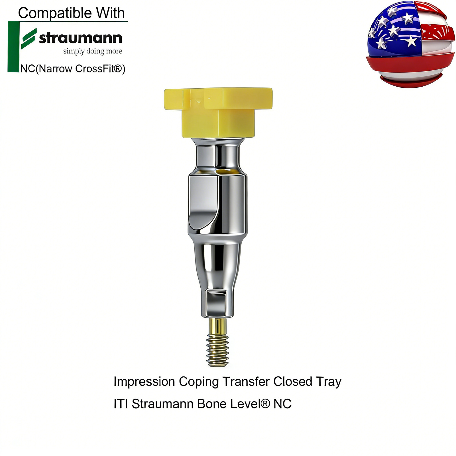 Dental Transfer Coping Open Tray Closed Tray Scan Body fit Straumann ITI Implant