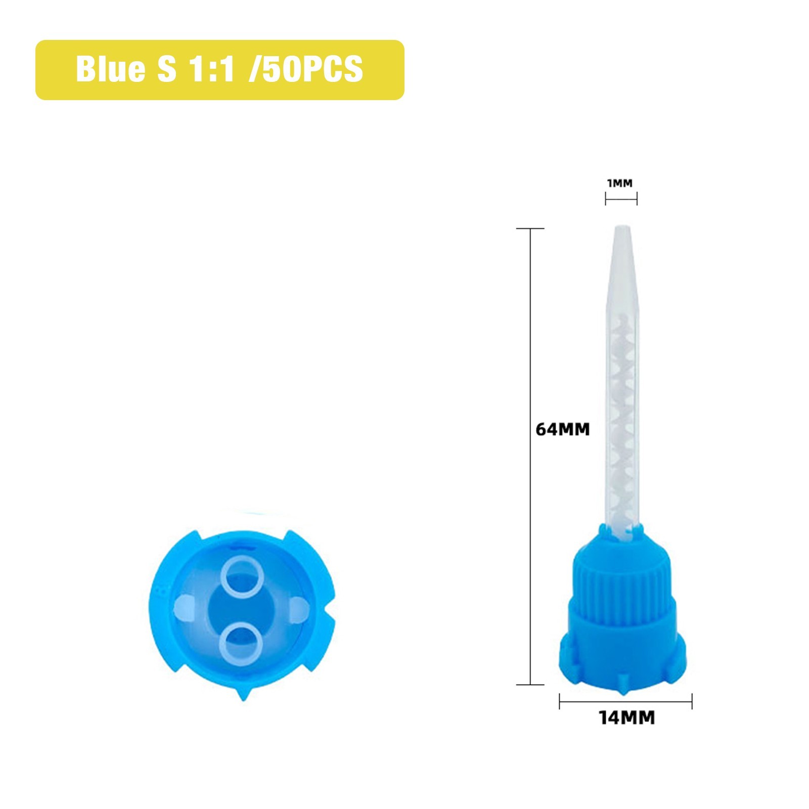 Dental Intra Oral Impression Mixing Tips 1:1 Impression Material, C&B, USA