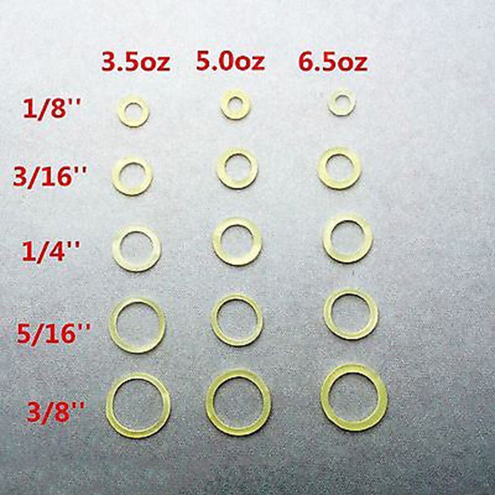 Dental Rubber Bands Orthodontic Elastics 3.5/5.0/6.5 oz 1/8 3/16 1/4 5/16 3/8