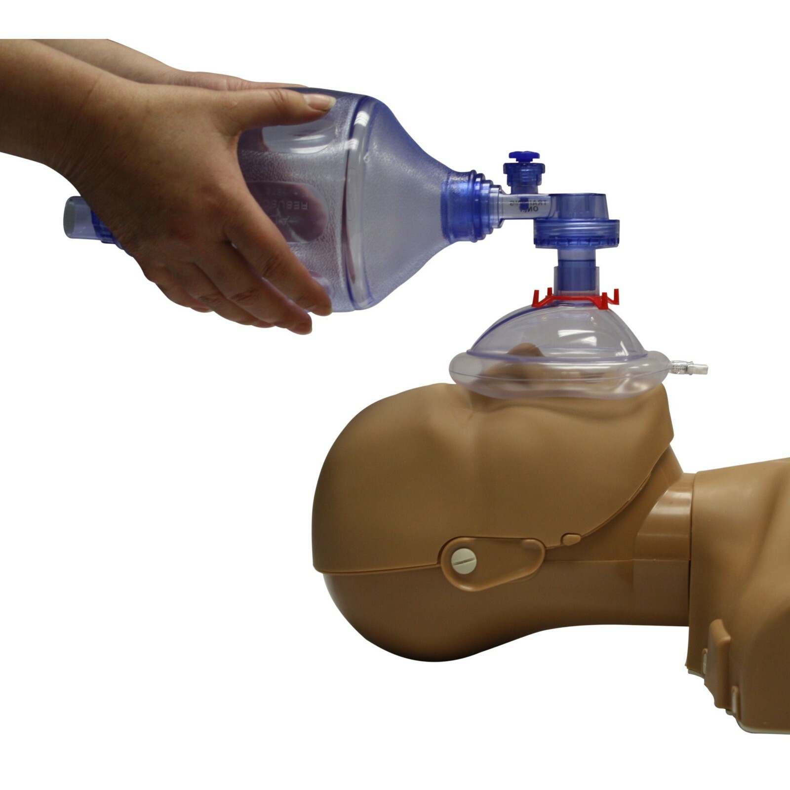 MCR Medical, Training Bag Valve Mask (BVM) in Reusable Mesh Bag, Adult/Child