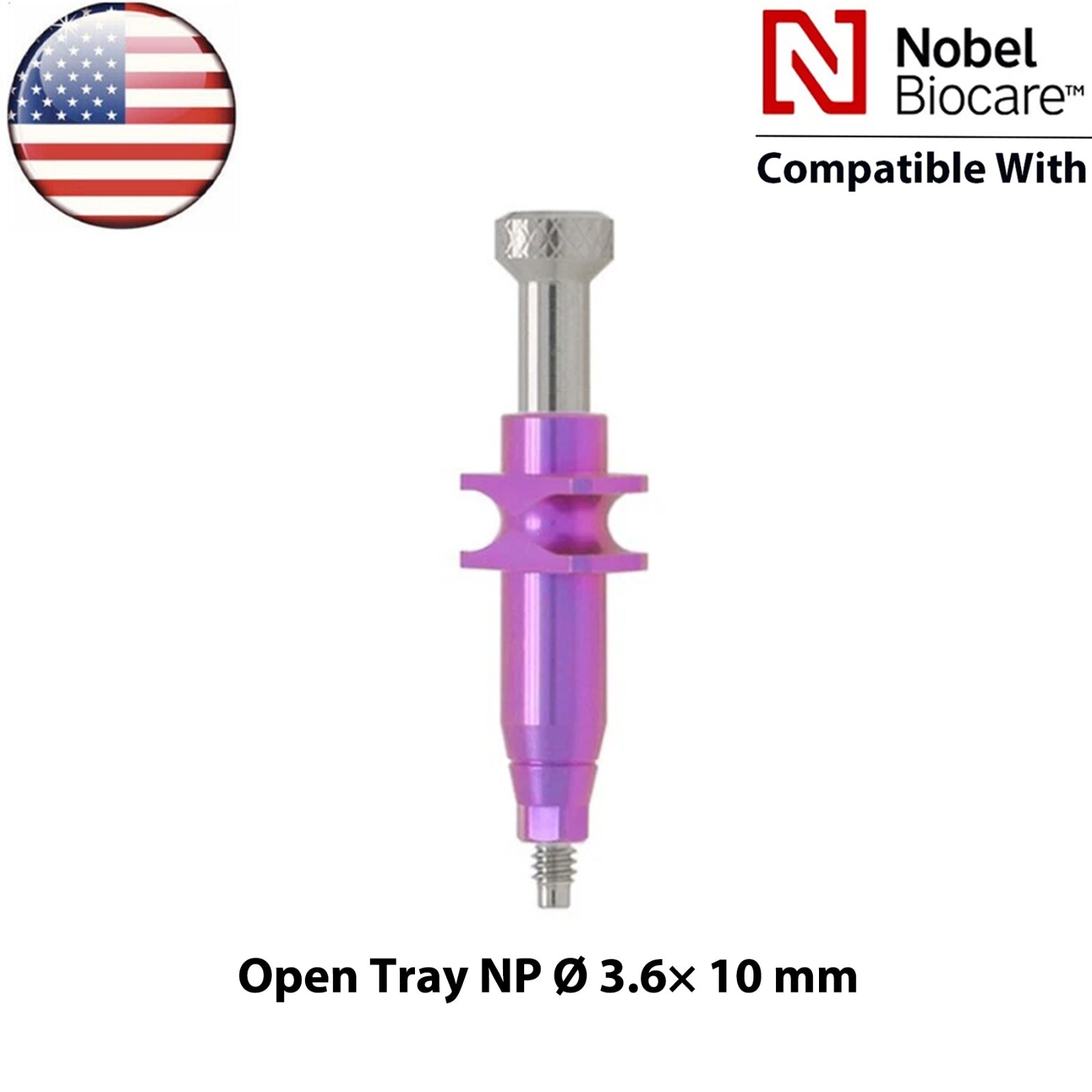 Dental fits Nobel Active NP/RP Impression Transfer Coping Open Close Tray Analog