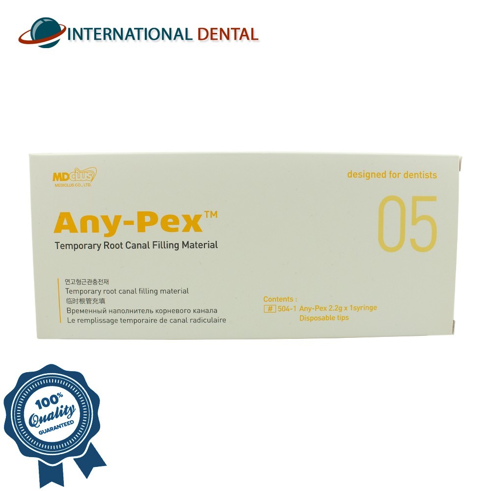 Dental MediClus Any-Pex™ Temporary R00t Canal Filling Material Syringe 2.2g