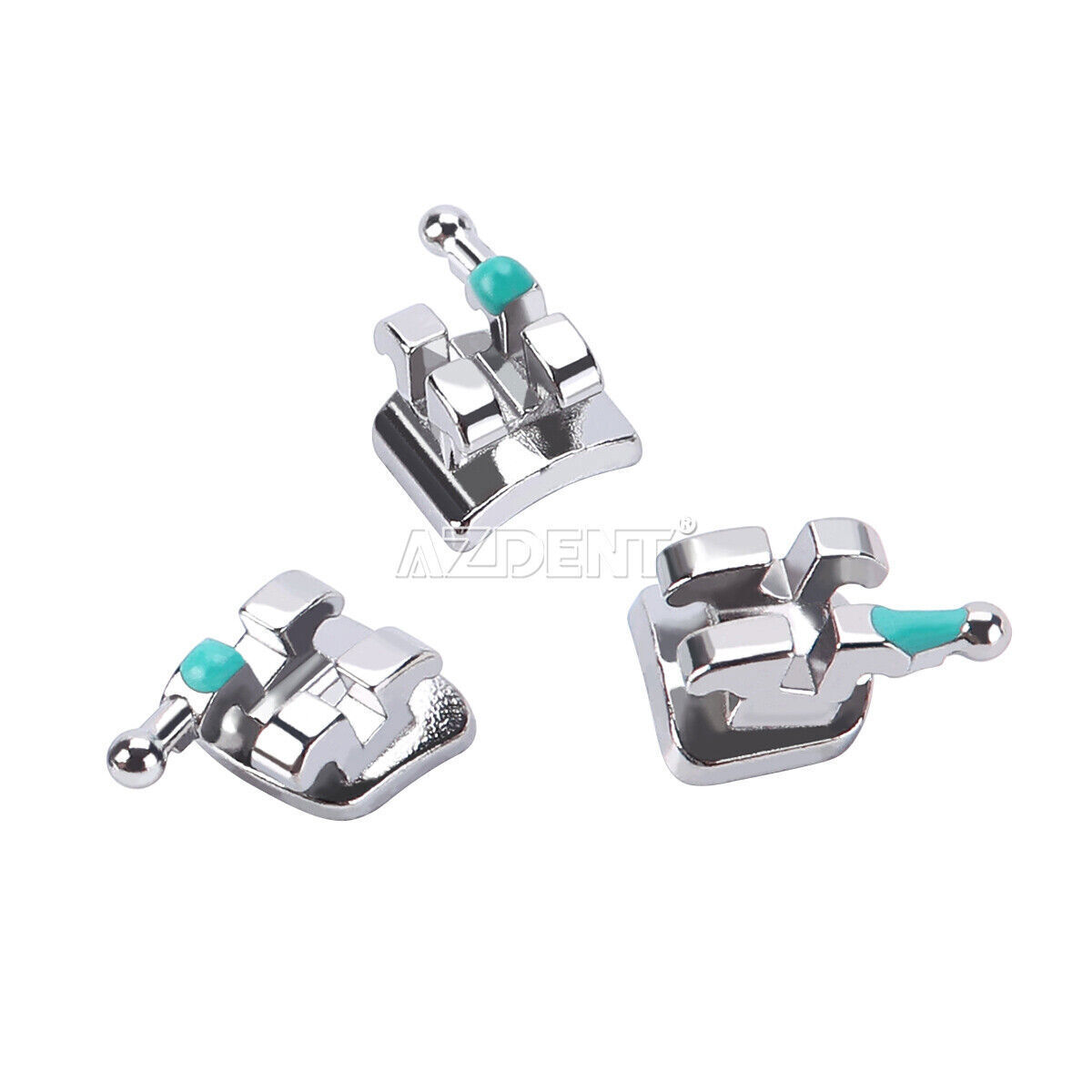 Dental Orthodontic MIM Mini Monoblock Brackets Roth/MBT Slot.018/0.022 Hooks 345