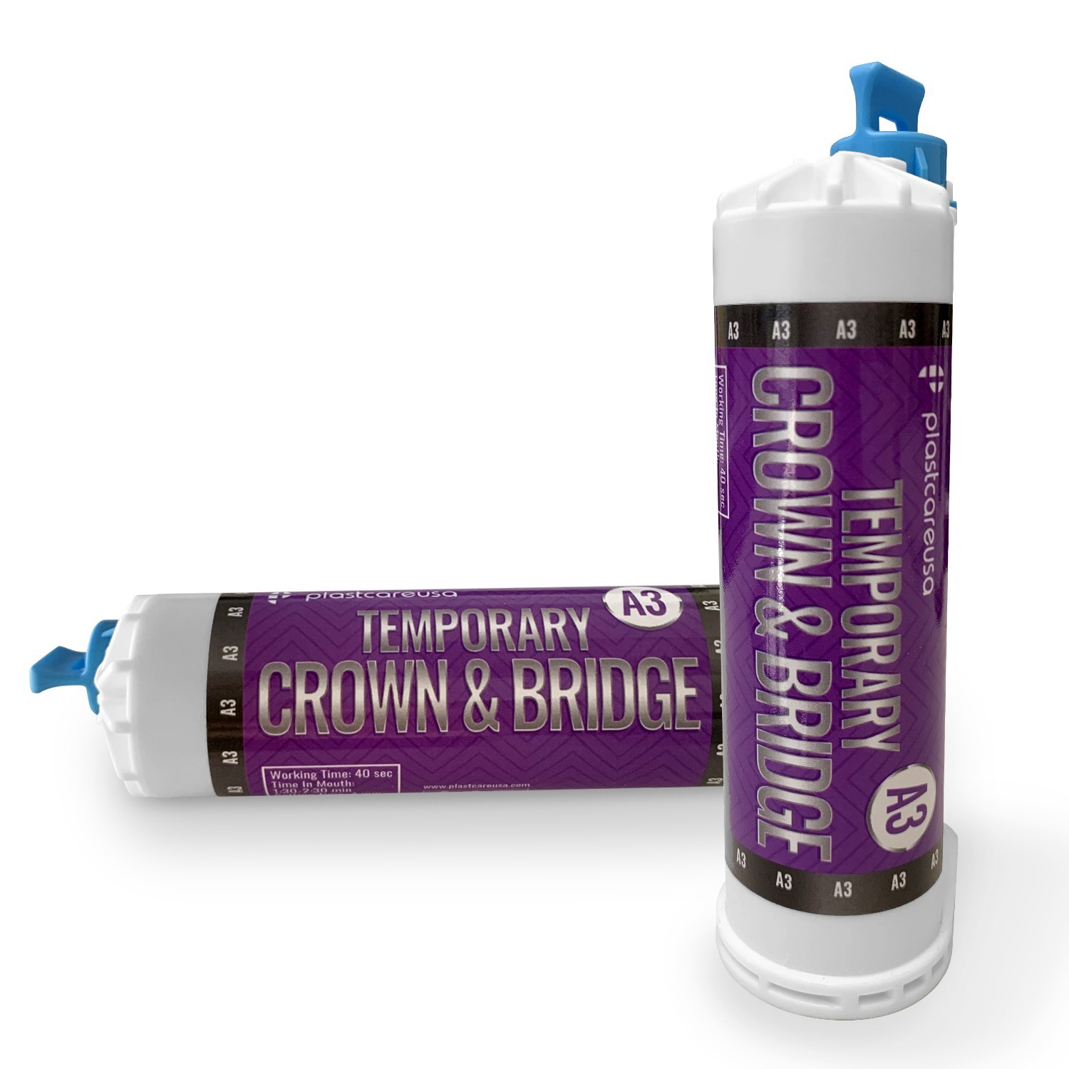 Dental A3 Temporary Crown & Bridge Material (10:1) + Includes 5 Mixing Tips