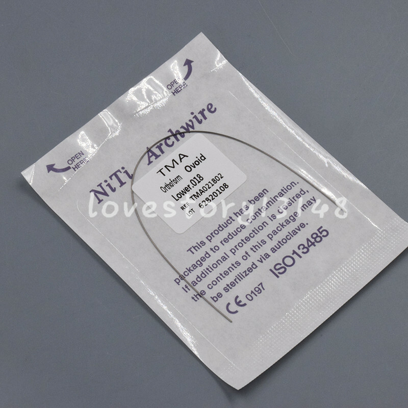 Dental TMA Molybdenum Beta Titanium Ti-Mo Alloy Arch Wire Rectangular/Round