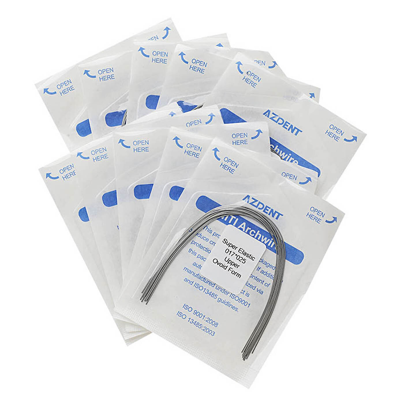 Dental Super Elastic Niti /Stainless Steel Rectangular Arch Wire Ovoid/Nature
