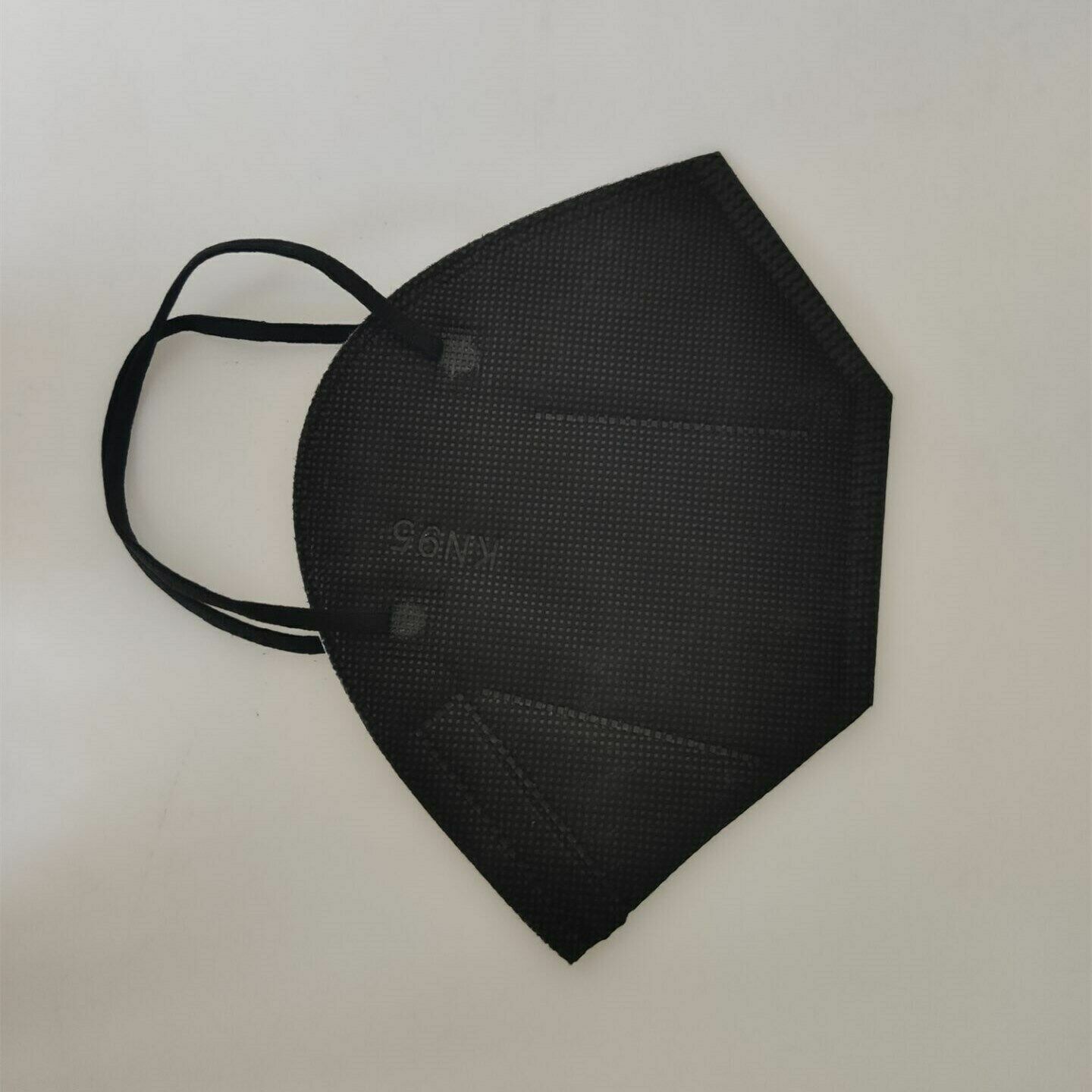 50/100Pcs Black KN95 Face Mask 5 Layer BFE 95% Disposable Respirator
