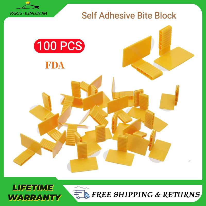100x Dental Sensor Holder Adhesive Digital X-ray Sensor Holder Posterior Yellow