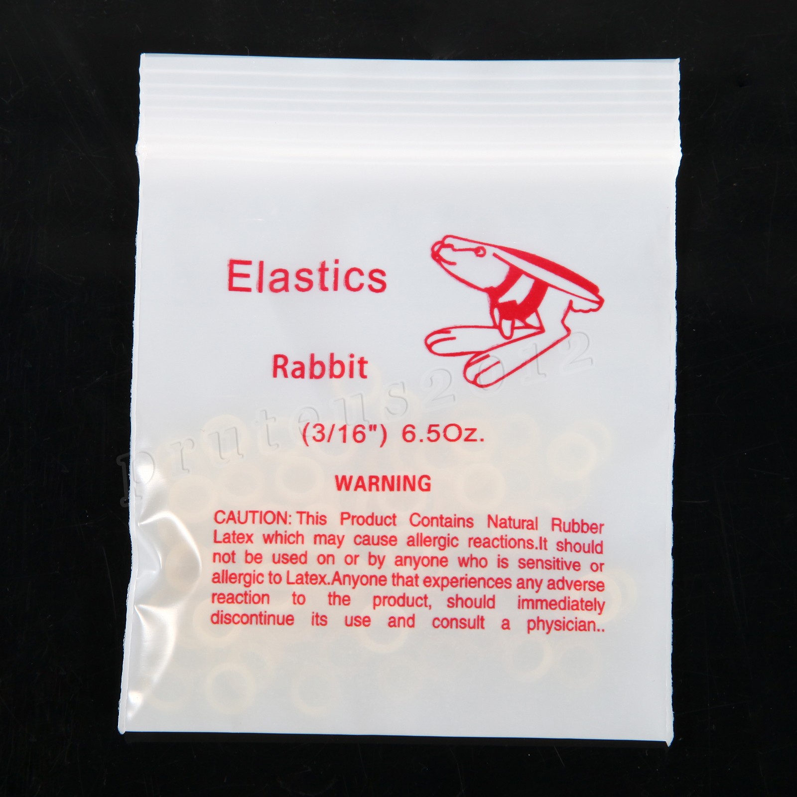 CLEAR X-HEAVY 6.5 OZ ORTHODONTIC ELASTIC BRACES DENTAL RUBBER BANDS 1/4 1/8 3/16