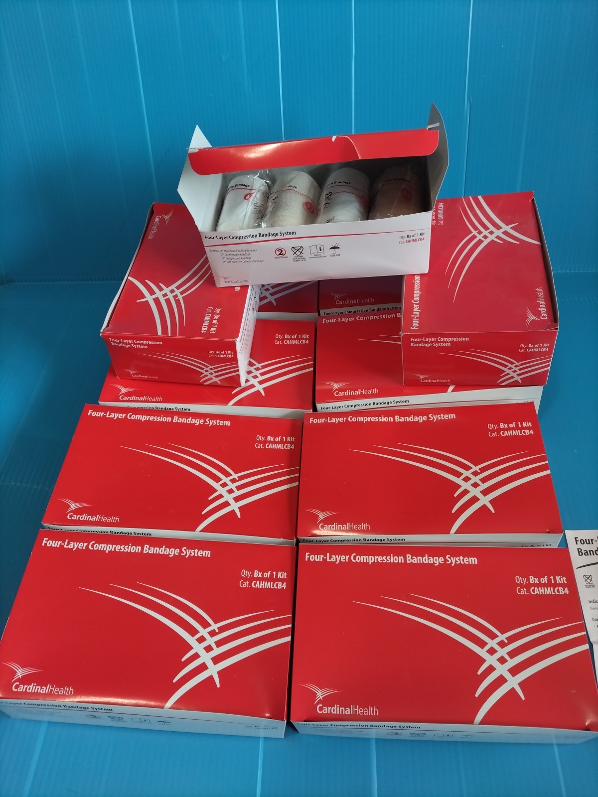 11 x Cardinal 4-Layer Compression Bandage System #CAHMLCB4 profore fourflex