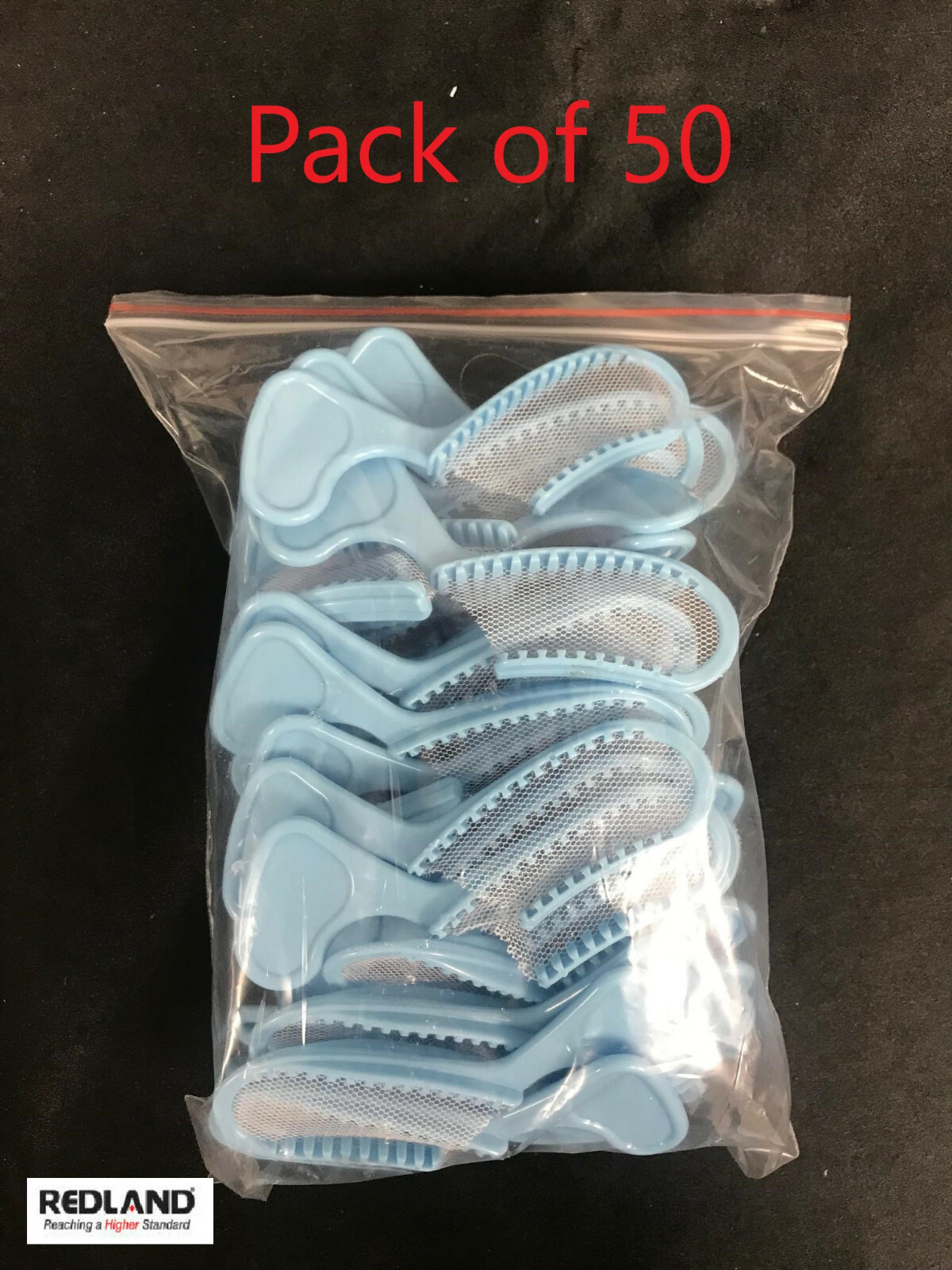 50pcs box Dental Disposable Superb Rigid Bite Trays – Posterior — by Redland