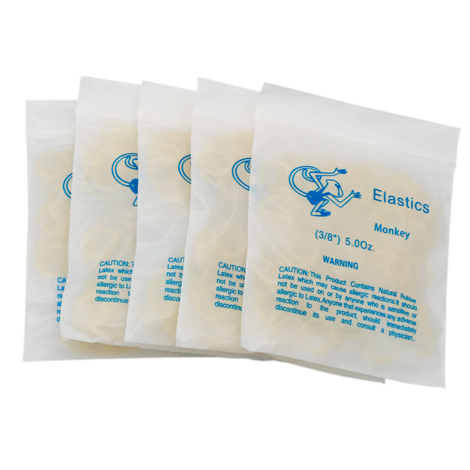 US Dental Orthodontic Rubber Bands 3.5 5.0 6.5OZ Ortho Elastics Latex Braces