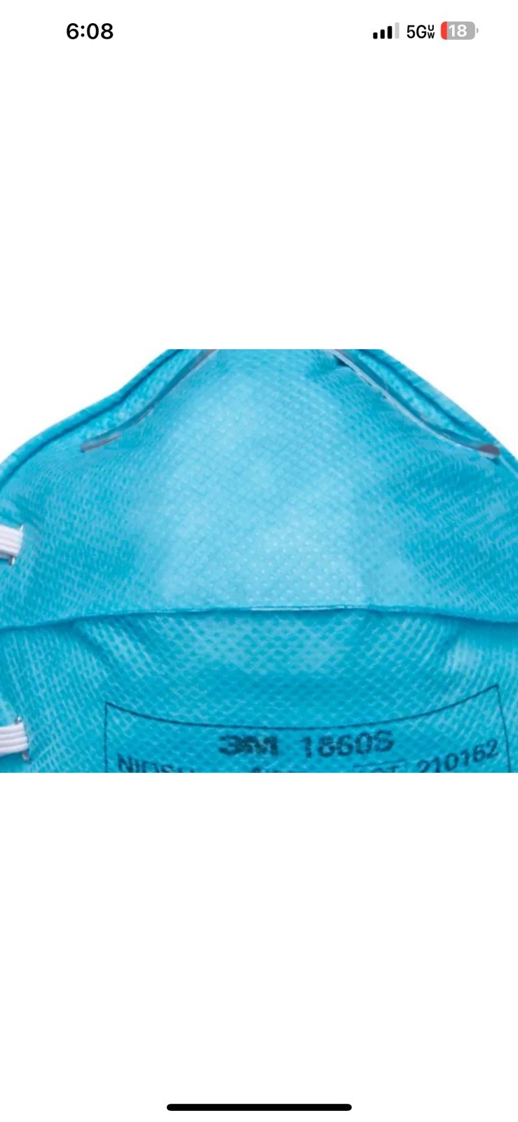 3M 1860S N95 Respirator Mask Case of 120 Small Size NIOSH, Surgical & Respirator