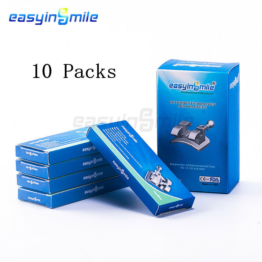 Dental Ortho Seli-Ligating Bracket Metal Brace Power Chains Elastic Ligature Tie