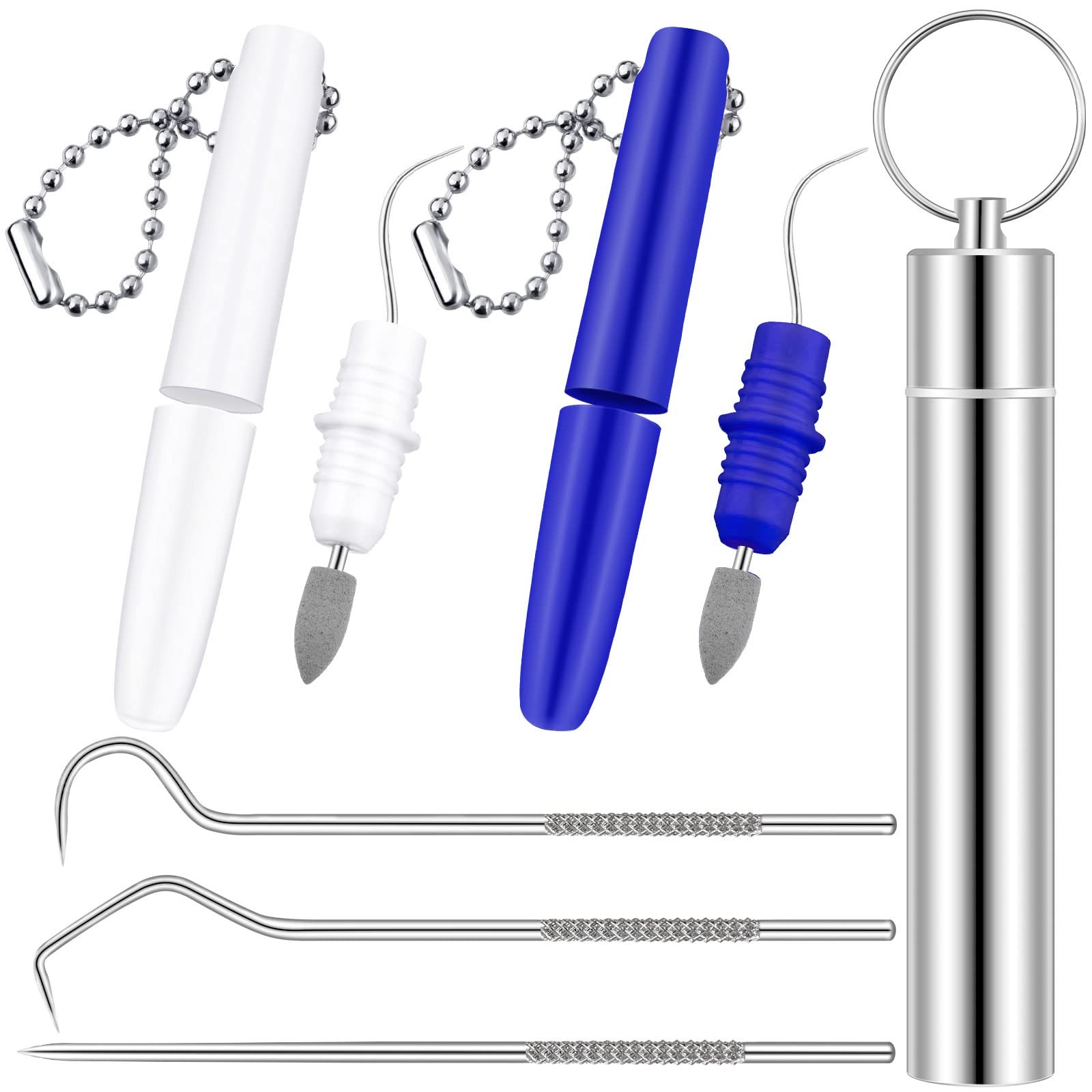 Honeydak 5 Pieces Dental Tools Travel as pictures shown, shown