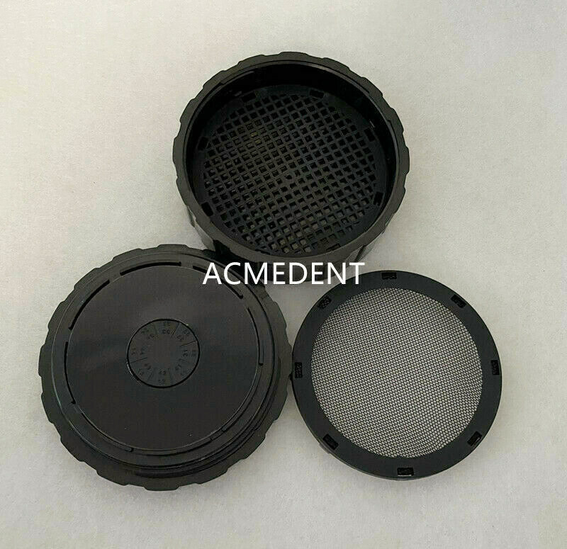 1-10pcs Dental Veneer Rinse Crown Porcelain Veneers Round Box Sterilize Etch