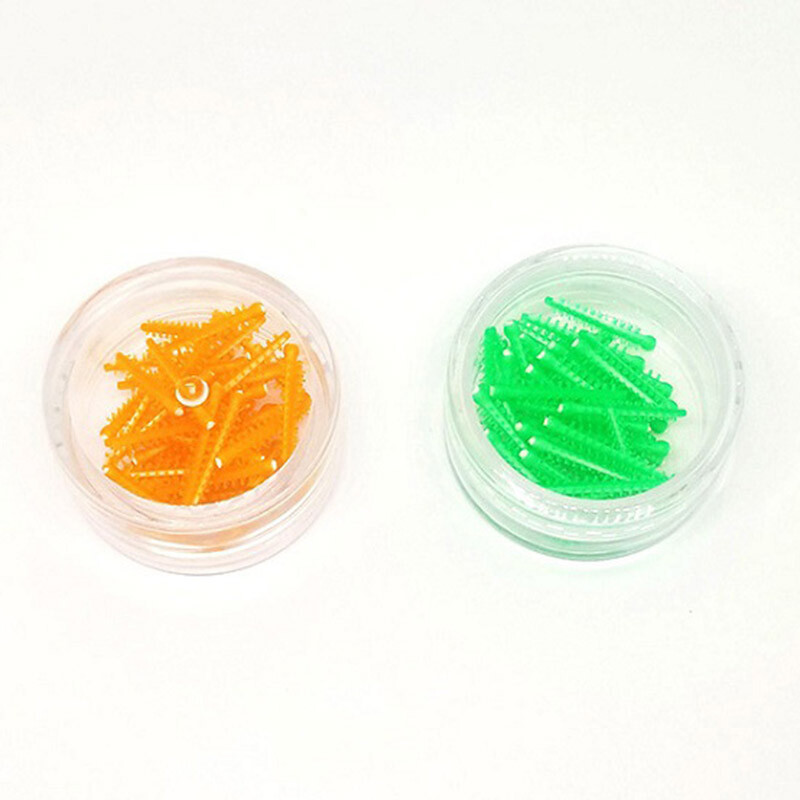 40Pcs/Pack Dental Plastic Adaptive Wedges Orange&Green In Dental Consumables