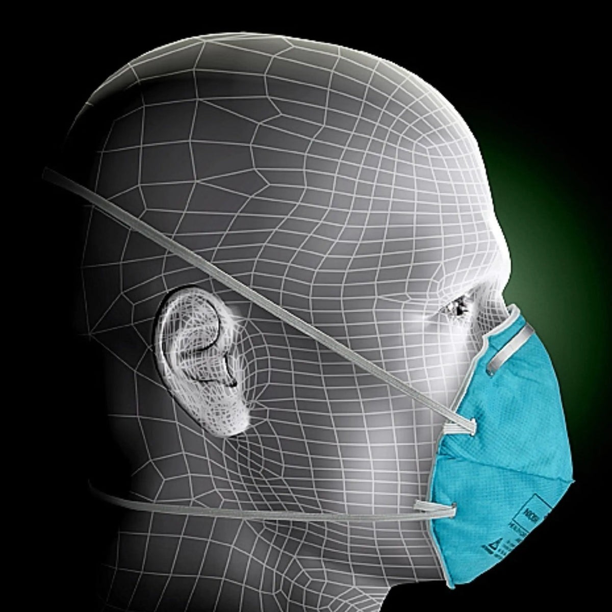 3M N95 Disposable Particulate Respirator & Surgical Mask Universal Box of 20
