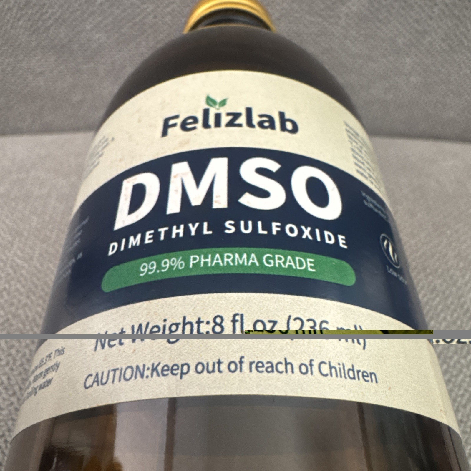 DMSO Liquid 99.9% Pure (Dimethyl Sulfoxide), 8 fl oz, Undiluted, Low Odor,…