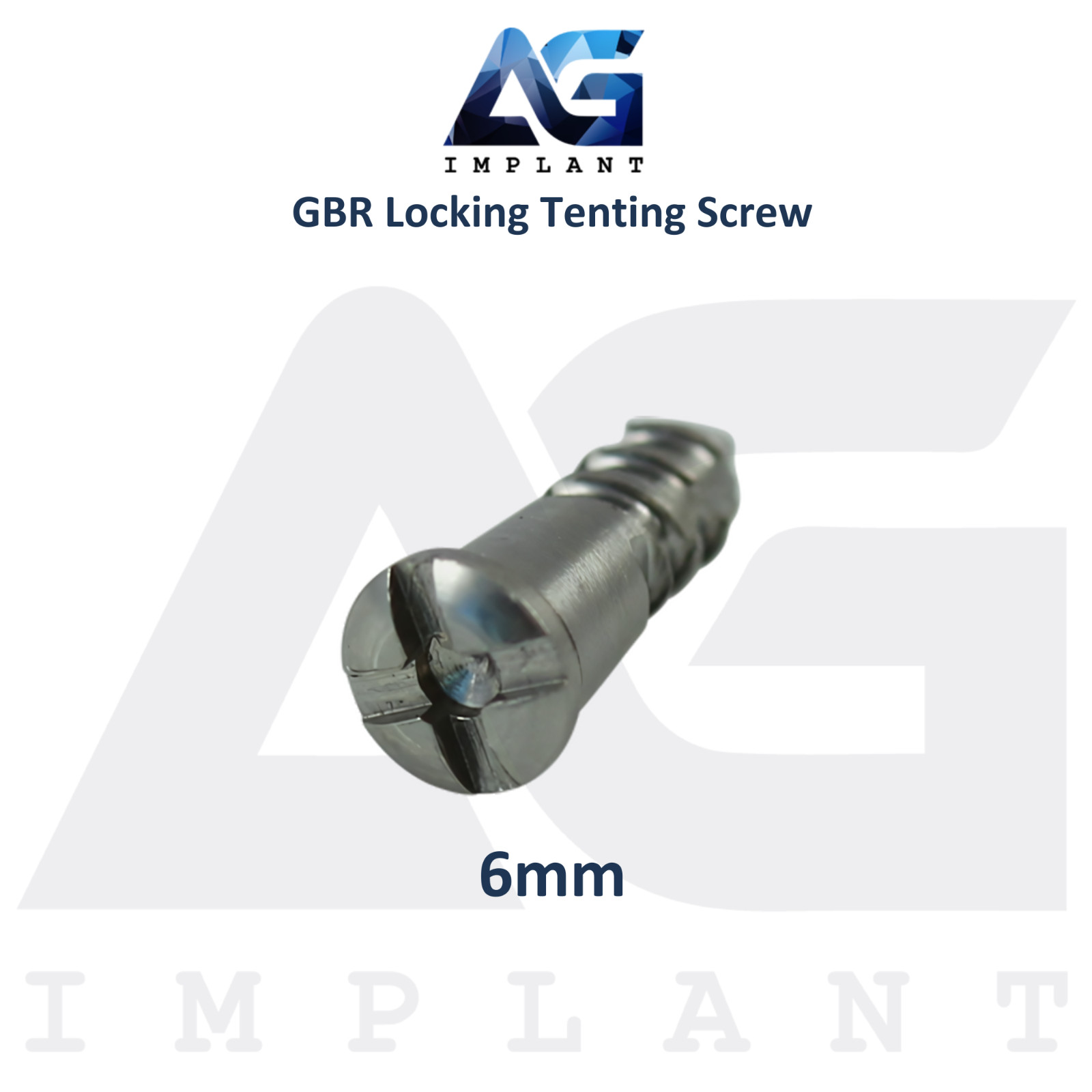 5 Dental Locking Tenting Screw Ø2.5mm GBR Membrane Titanium Fixation Sterile