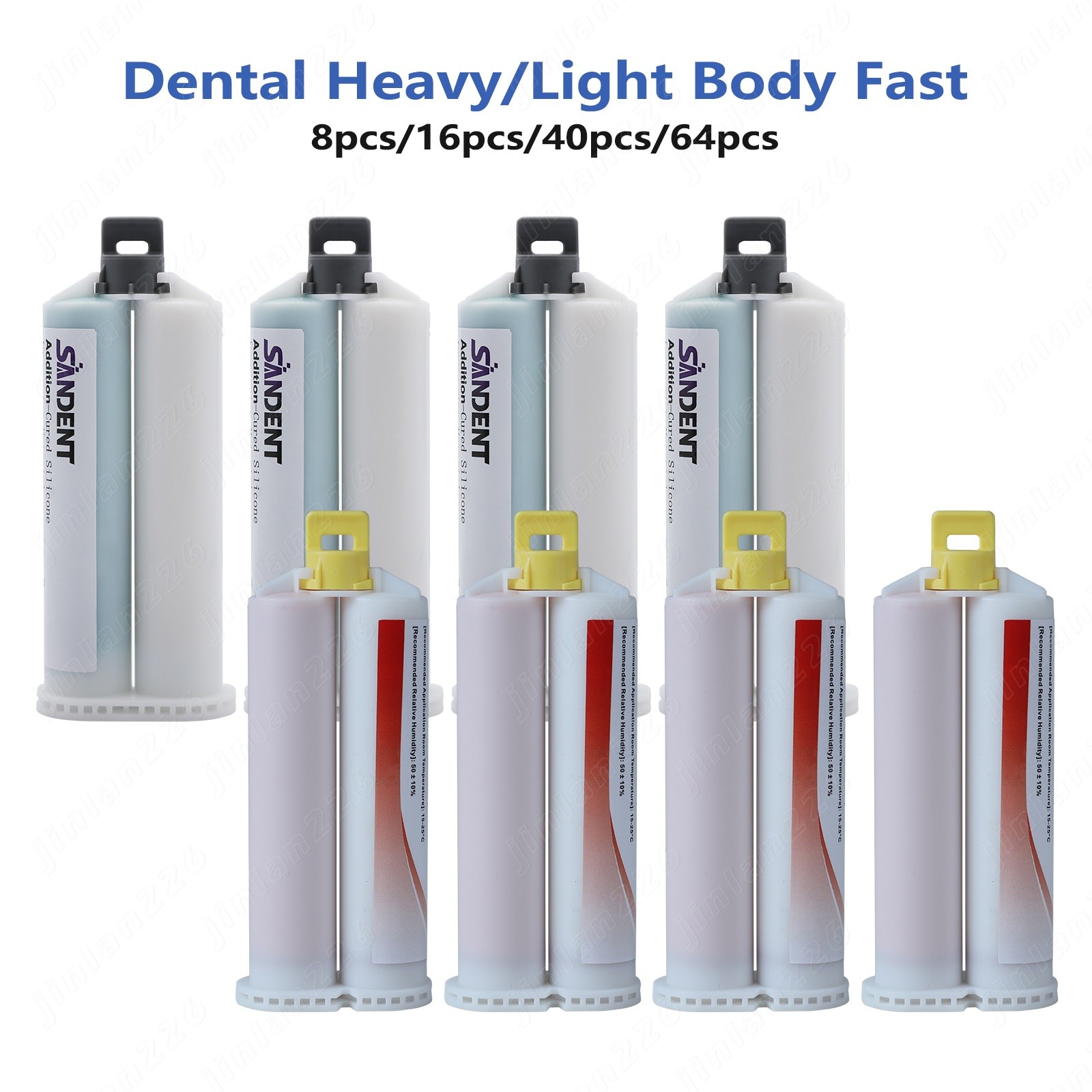 1-4 50ML VPS Impression Material Light/Medium/Heavy Body Fast/Regular Set HP PVS