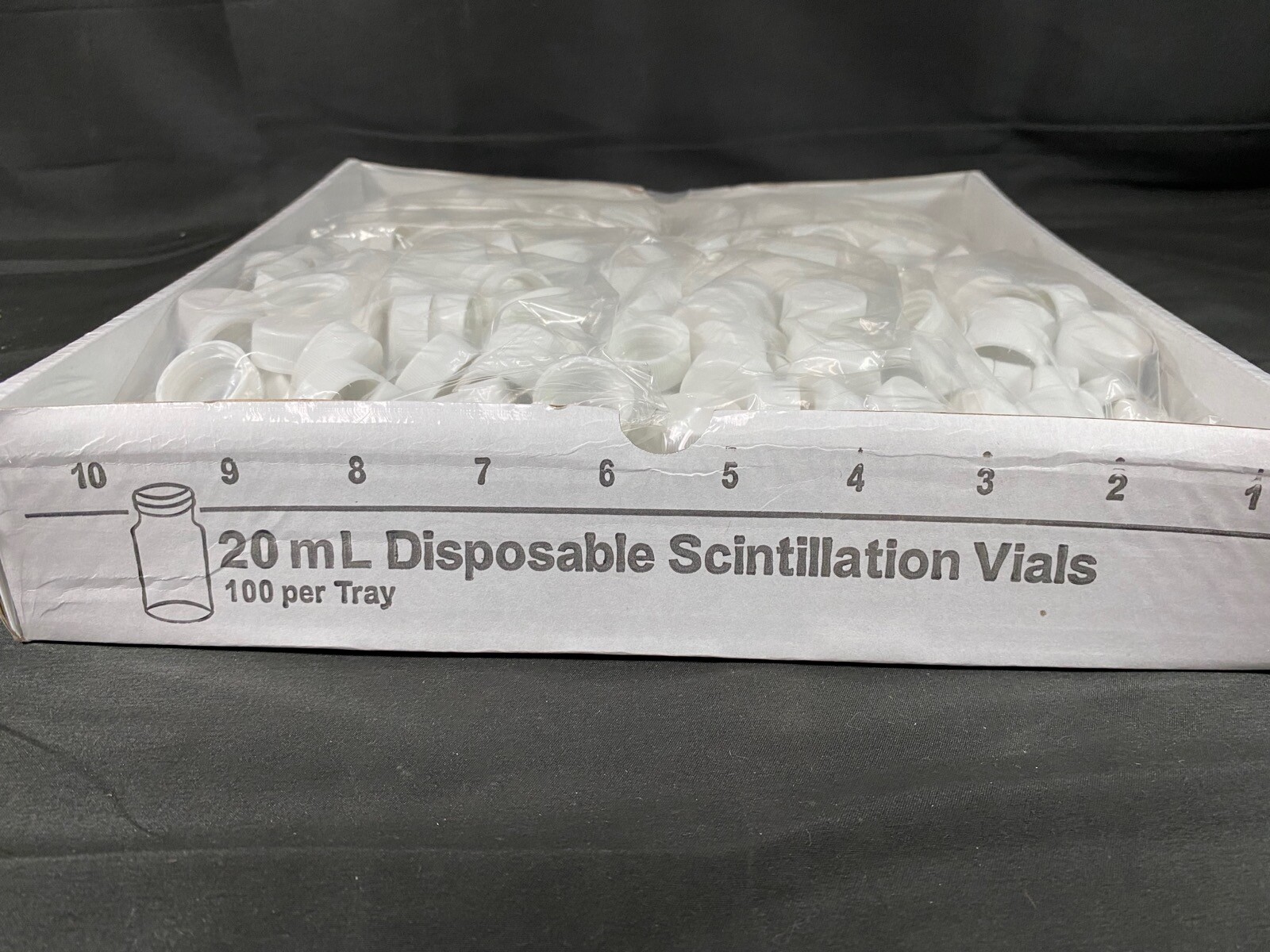 LABORATORY 20mL Scintillation Vial Caps Foil Lined 22-400 Thread (500/cs)