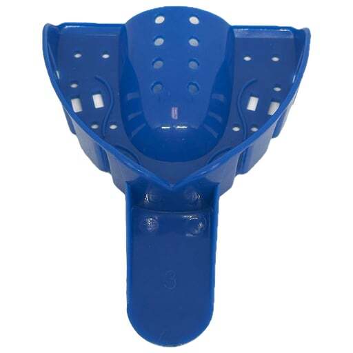 RMH3 Dental #3 Medium Perforated Plastic Impression Tray, Upper Full-Arch, 12/Pk