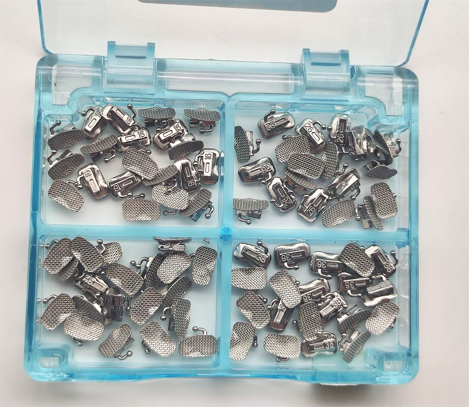 80Pcs Dental Orthodontic Sgl Buccal Tubes 1st Molar Tube Roth .022 Bonding CE