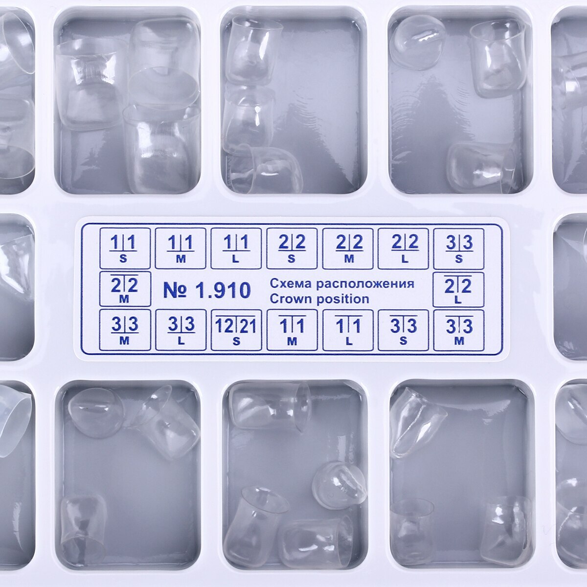 Anterior Transparent Crowns Dental Temporary Crown Adult Braces Pre-crowned