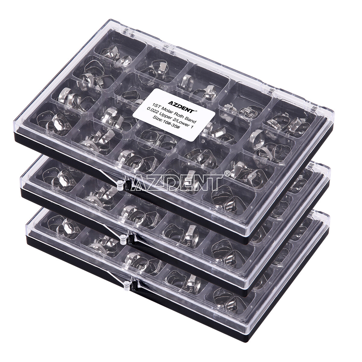 Dental Orthodontic Buccal Tubes 1st Molar Band Bracket Brace Roth 022 16#-35#