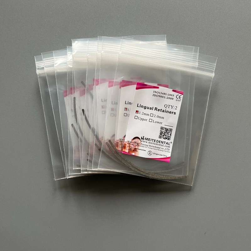 20Pcs Dental Orthodontic Lingual Retainers Mesh Base 1.2mm Universal Lingual