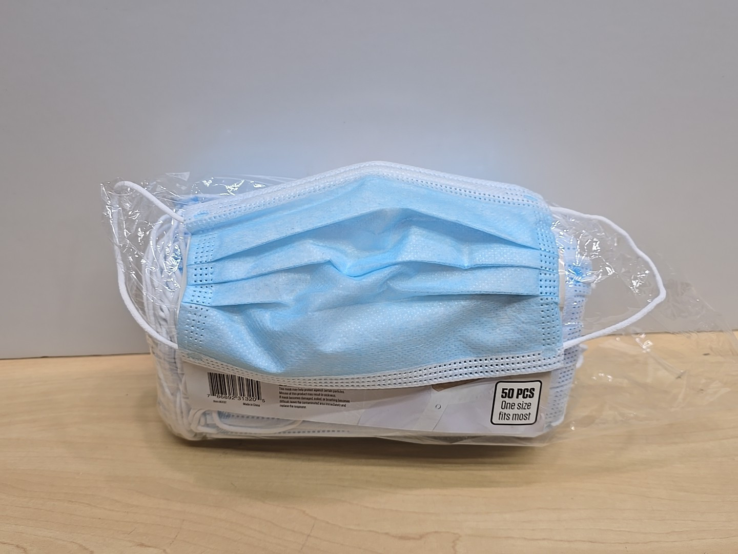 50 pack Disposable 3-Ply Non-Medical Face Masks Cleaning Dust Manufacturing Mask