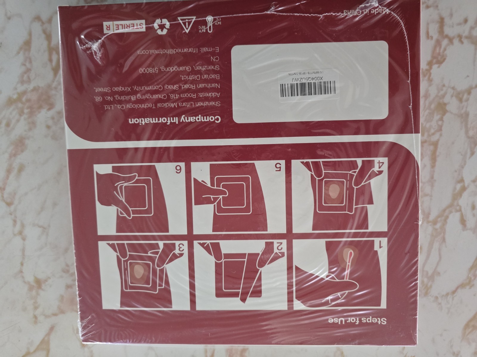 Lifara Silicone Foam Wound Dressing 7×7 Bordered Adhesive Pads WFM77B Box of 5