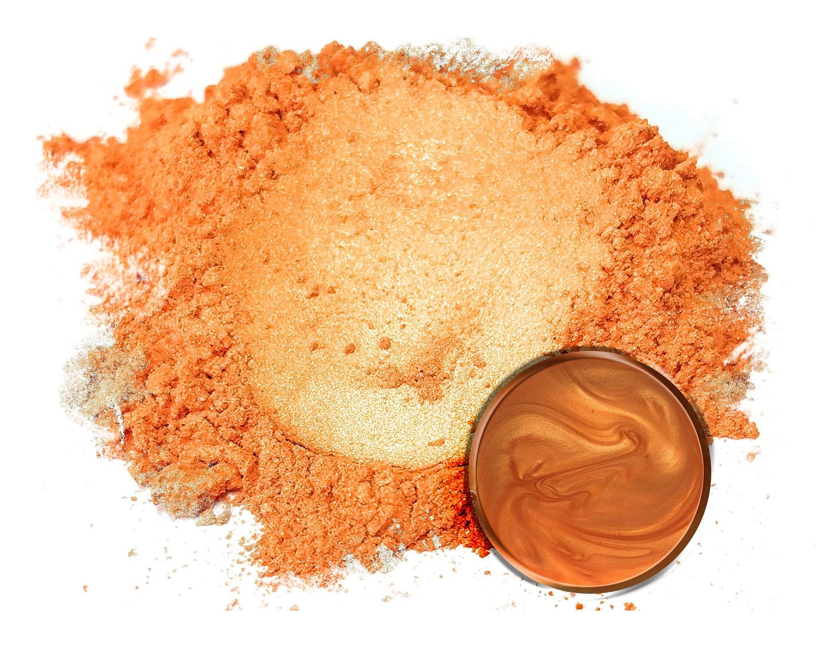 Eye Candy Pigments Premium Orange Mica Powder – Fire 50G,