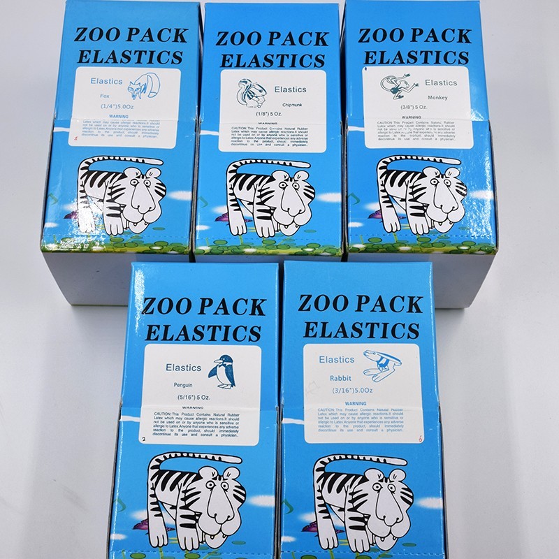 15 Sizes Dental Orthodontic Rubber Bands Elastics Latex Braces 3.5 5.0 6.5 Oz