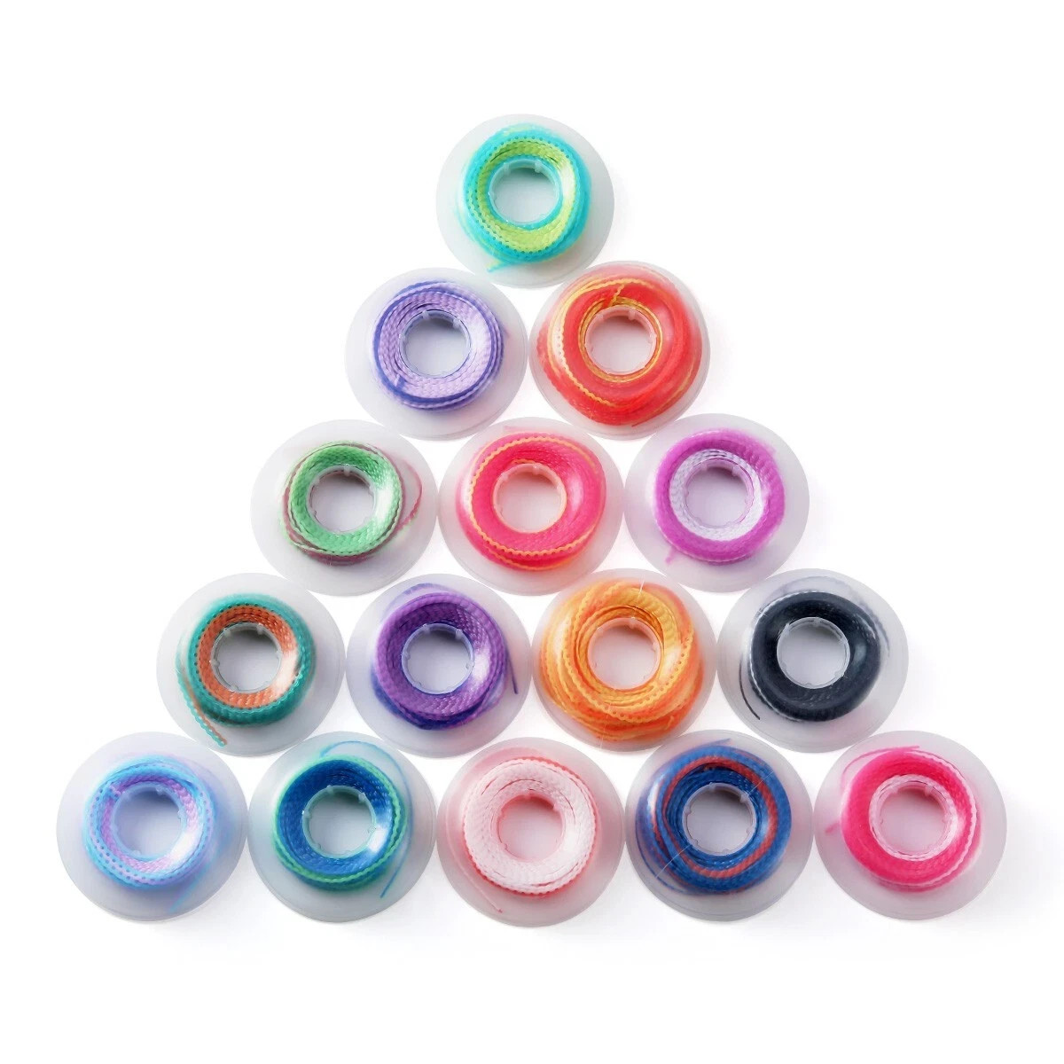 Dental Orthodontic Elastic Power Chain Long/Short/Continuous Double Colored 15ft