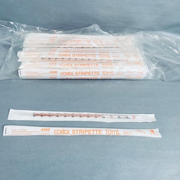 Corning Serological Pipette 10 ml Polystyrene Total of 75 Pipets