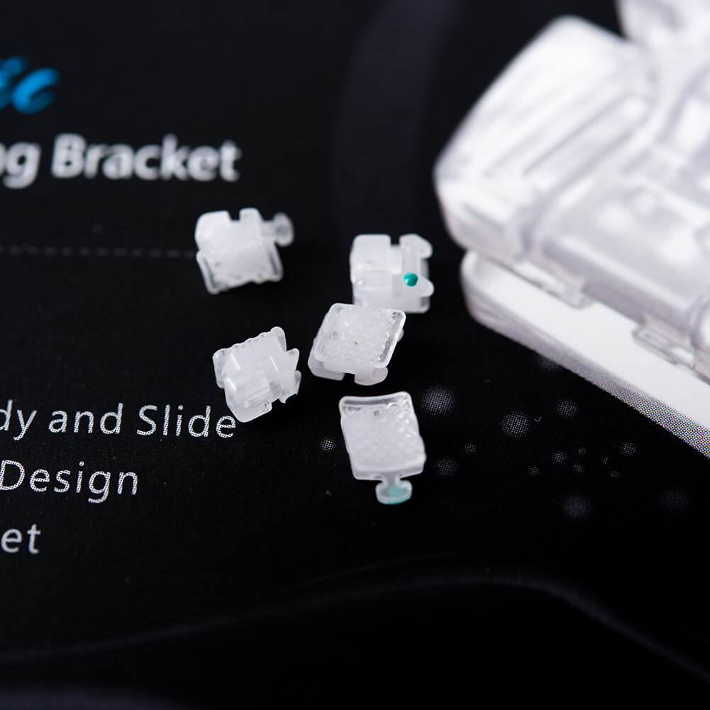 Dental Orthodontic Braces Self-Ligating Sapphire Ceramic Brackets Roth/MBT 022”