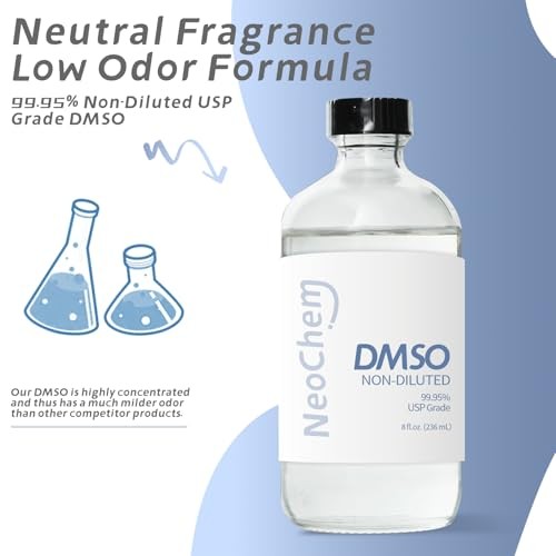 Dimethyl Sulfoxide (DMSO) 99.95% Pure Liquid |8 oz. DMSO Non-diluted | Undilu…