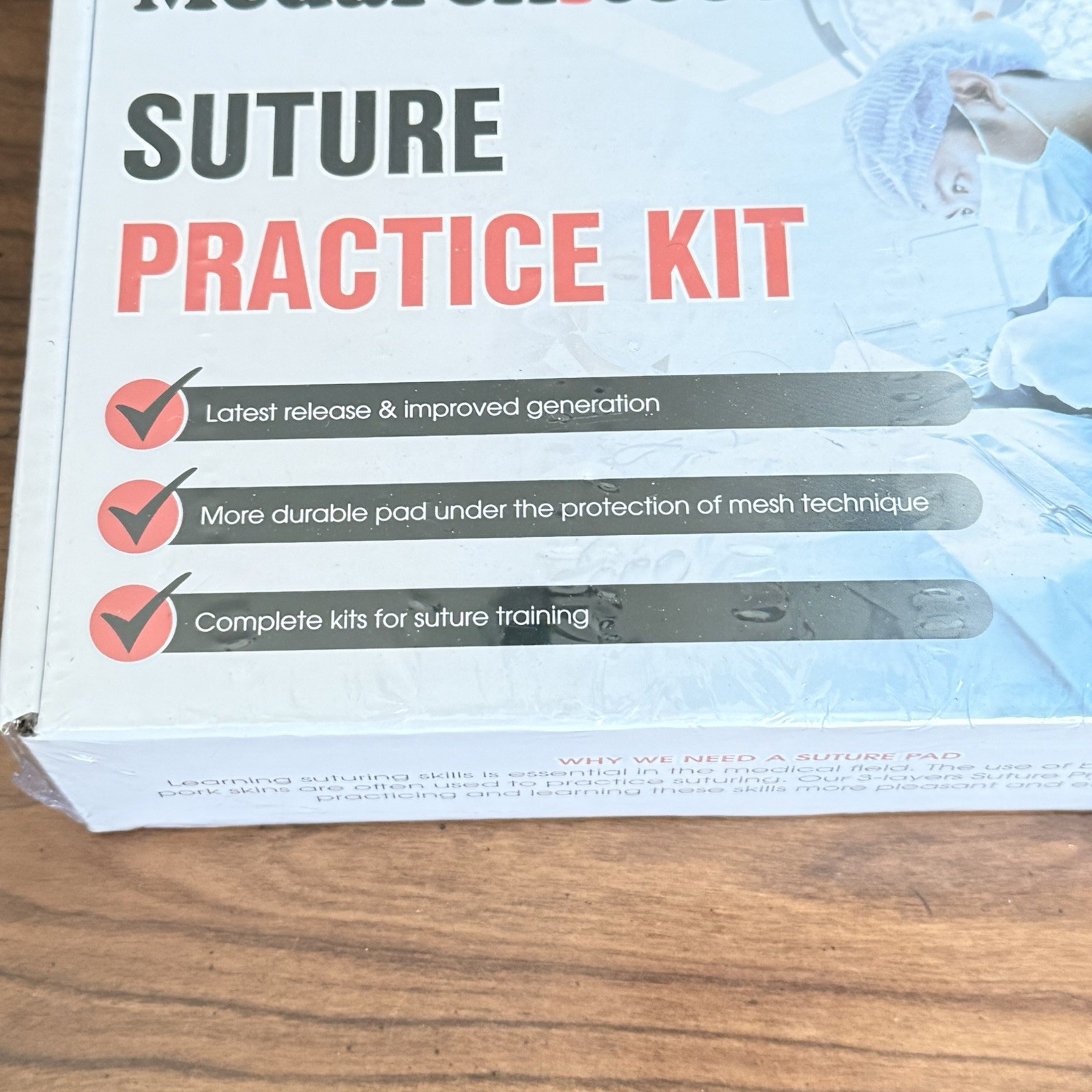 Medarchitect Suture Practice Kit (30 Pieces) SEALED